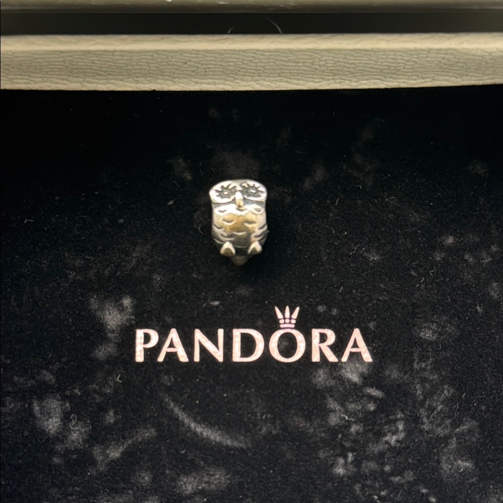 Retired Pandora Silver Owl Charm